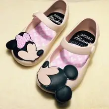 Mini Melissa Jelly Sandals For Baby Girls&Boys Children Summer Cute Minnie&Mickey Cartoon Beach Shoes 2016 Infantil Sandalia