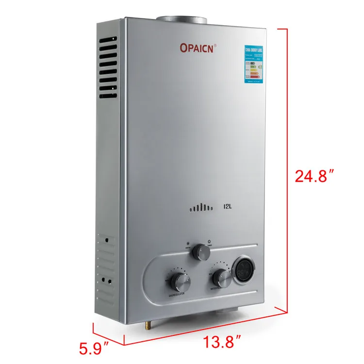 12l lpg gas water heater domestic
