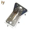 Promotional product Free sample total series Metal stamping black hanging corner brackets for wood