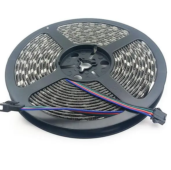 digital led strip 5050rgb apa102 led strip 60 leds black PCB