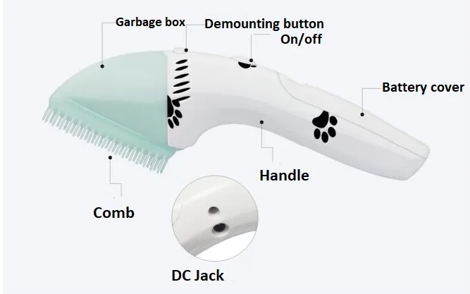 Electrical Portable Mini Size Vacuum Pet Hair Mini Vacuum Cleaner for Pet