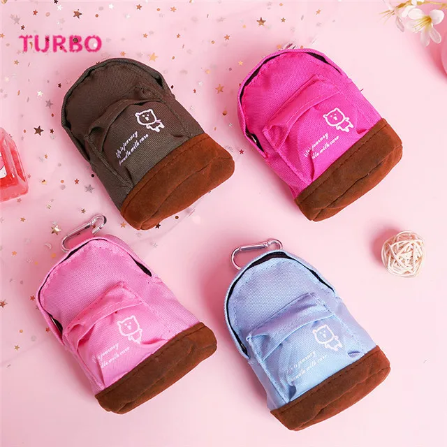 

Yiwu Factory Direct Sale Advertising Logo customized logo design Unisex fashion backpack mini coin purse oxford money pouch, Multiple colors