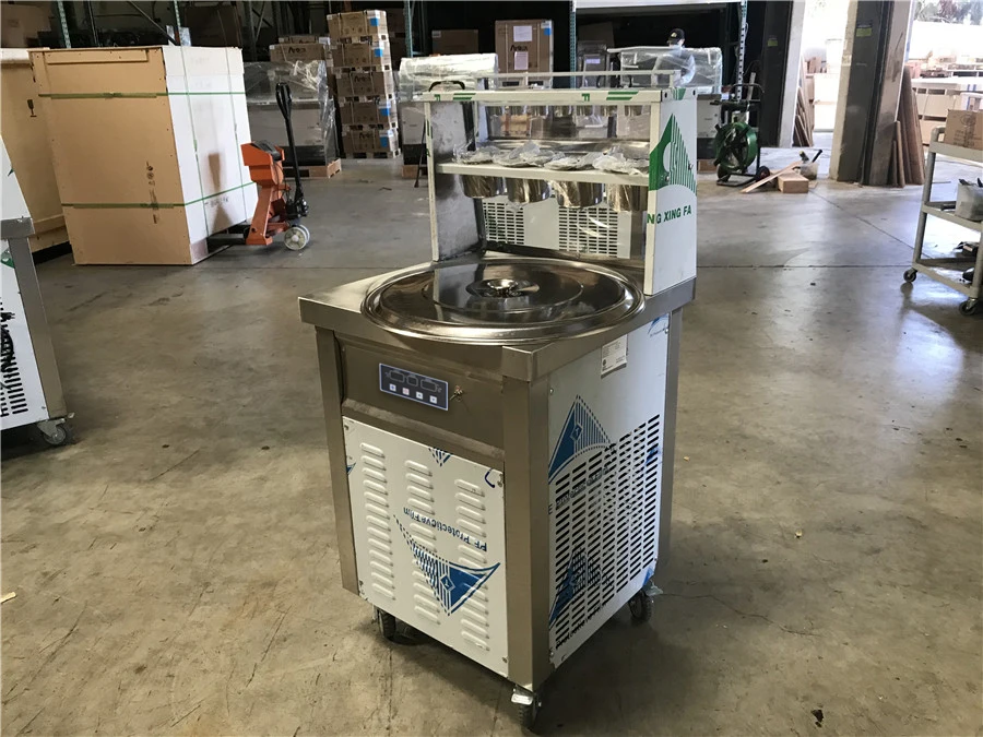 High Level Fried Ice Cream Machine Commercial Ce Factory 110v 220v Ice