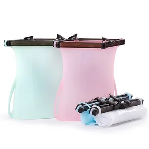 Image of New Products Silicone Kitchen Bag,Eco Friendly Reusable Storage Bag For Food