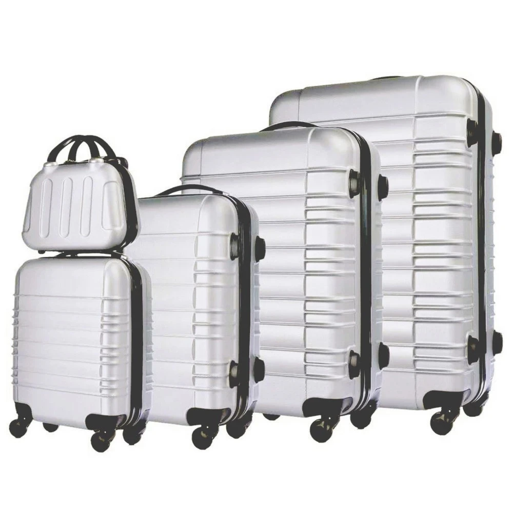 
Wholesale Abs 360 degree carry on trolley travel suitcase sets hard shell luggage trolley bag sets cart 