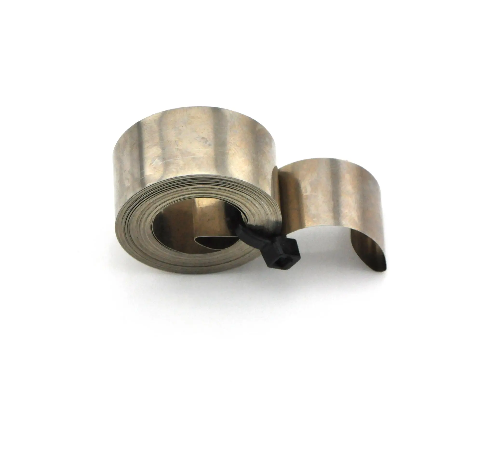 Sus301 Stainless Steel Flat Wire Constant Force Spring For Cable