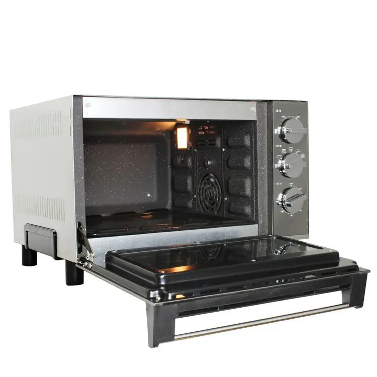 23L Home Baking Oven Stainless Steel Household Senior Oil Double Layer Door