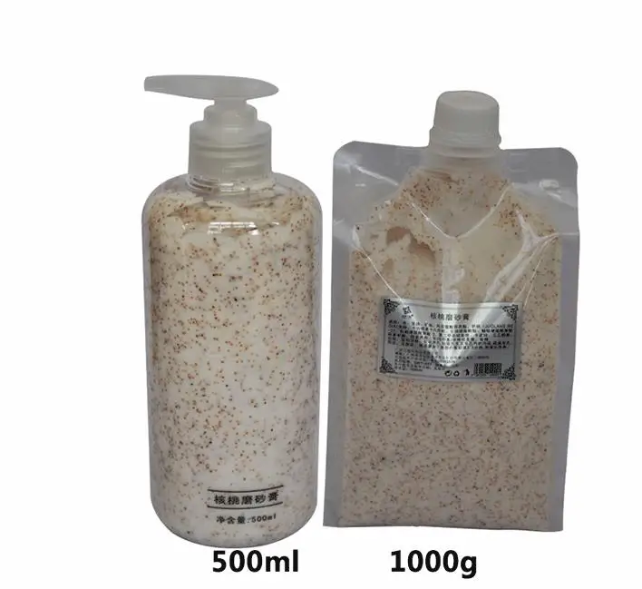 

500ml Walnut Body Bath Scrub Face Exfoliating Cream Private Label