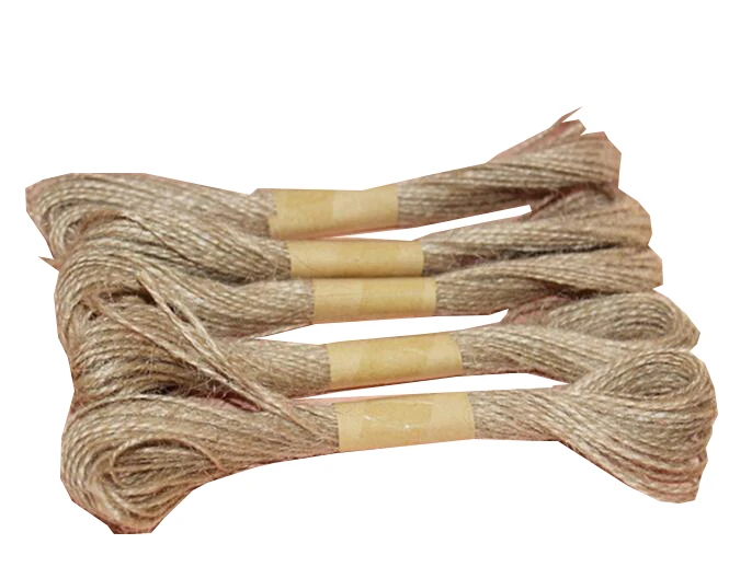 

18CM long clothing Vintage gift card jute rope garment tag string cord