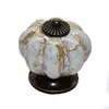 Pumpkin Ceramic Cabinet Drawer Door Pull Knobs Handle