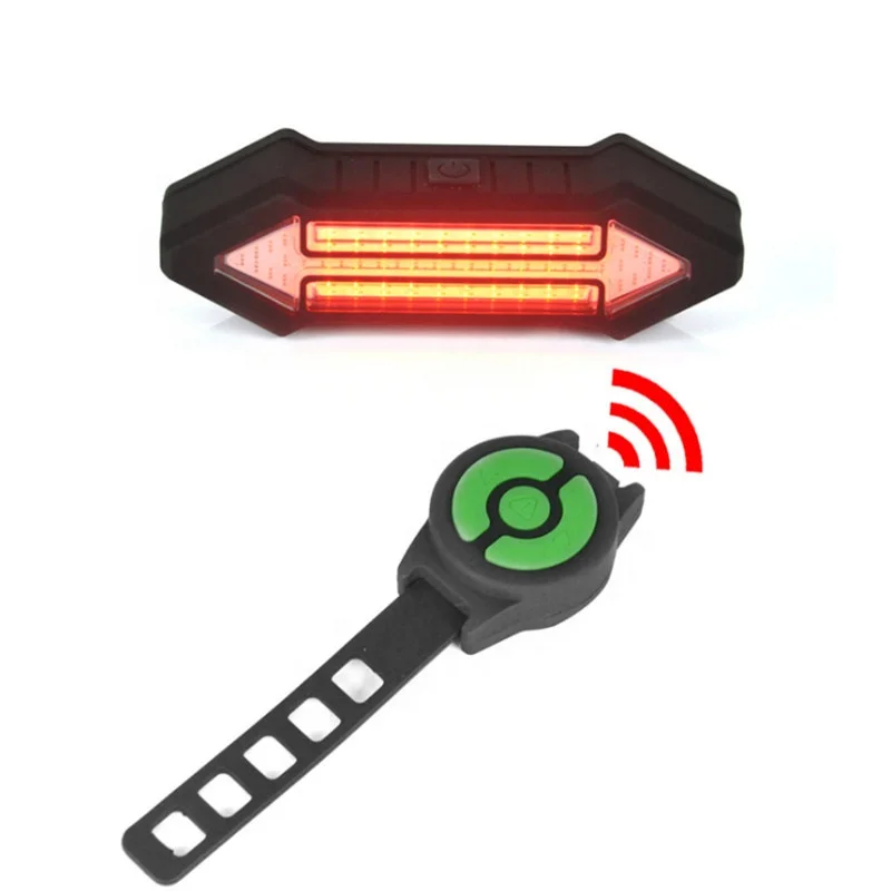 

2018 new product wireless bicycle rear warming bike light with high quality, Black