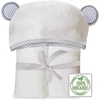 

OEKO-TEX Wholesale Custom Animal Thick Organic Bamboo Unicorn Grey Baby Hooded Bath Towel For Kids Toddler Newborn Washcloth Set