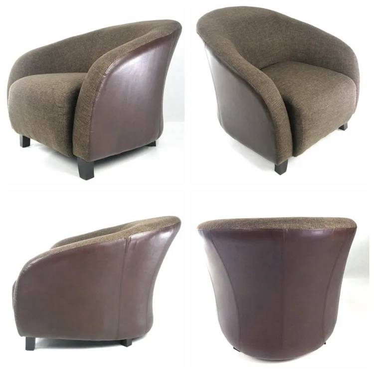 New fashionable wholesale upholstered sofas and chairs high sofa cloth leather chair