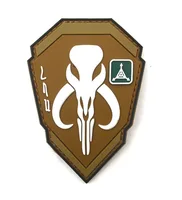

BOBA FETT MANDALORIAN BANTHA SKULL 3D TACTICAL PVC RUBBER PATCH