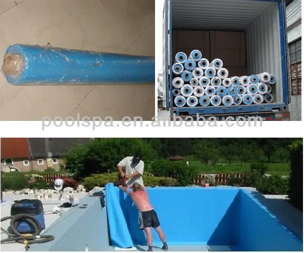 High Quality 1.2mm /1.5mm Thickness Waterproof Pvc Swimming Pool Liner