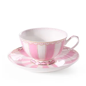 Image of Customized Promotion Ceramic Tea Cup Set and Porcelain Espresso coffee Cup and Saucer Set