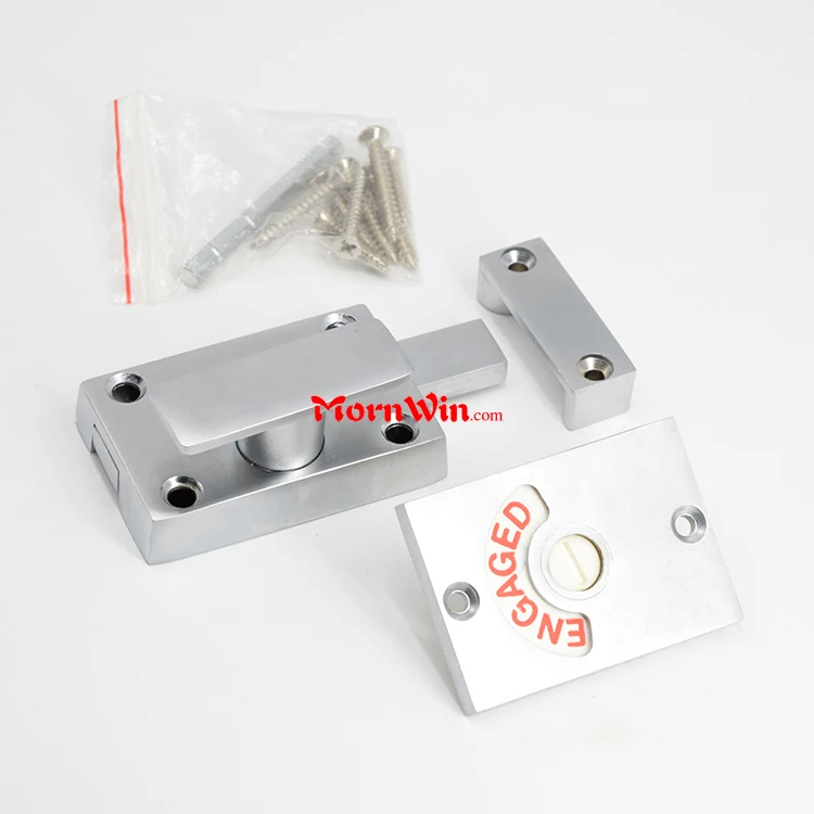 Wc Zinc Alloy Indication Lock Toilet Partition Cubicle Door Lock Buy