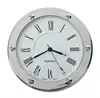Roman index decorative insert clock with quartz movement,fancy rivets square bezel elegant promotional craft gift insert clock