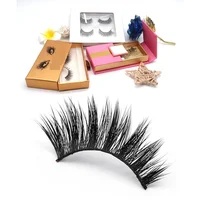 

The private label packages cotton band 3D Real mink effect eyelash