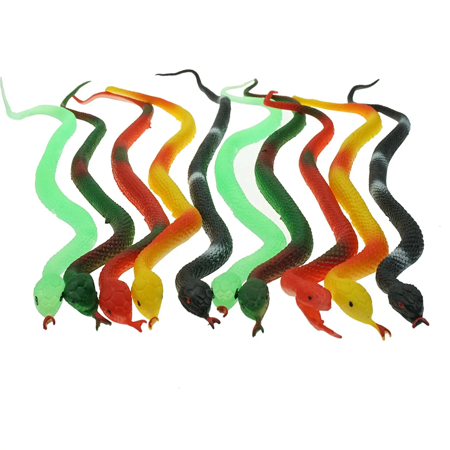 small rubber snakes