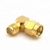Professional RCA right angle male to female connector plug
