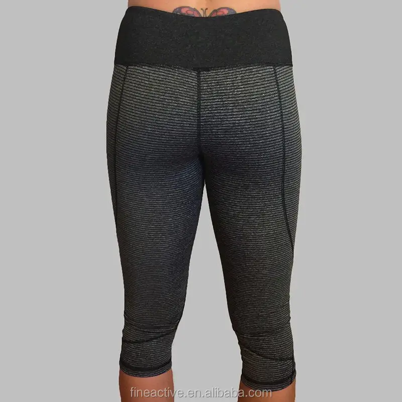 High Quality Custom Printed Nylon Spandex Blend Four Way Stretch Buttery  Soft Women High Waisted Tummy Control Fitness Yoga Capri with Pockets -  China Capri and Apparel price | Made-in-China.com