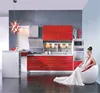 China red kitchen equipment home showcase design display showcase for house