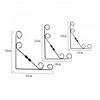 High Quality High Performance speaker microwave oven wall mount metal bracket Middle Size 25x25cm
