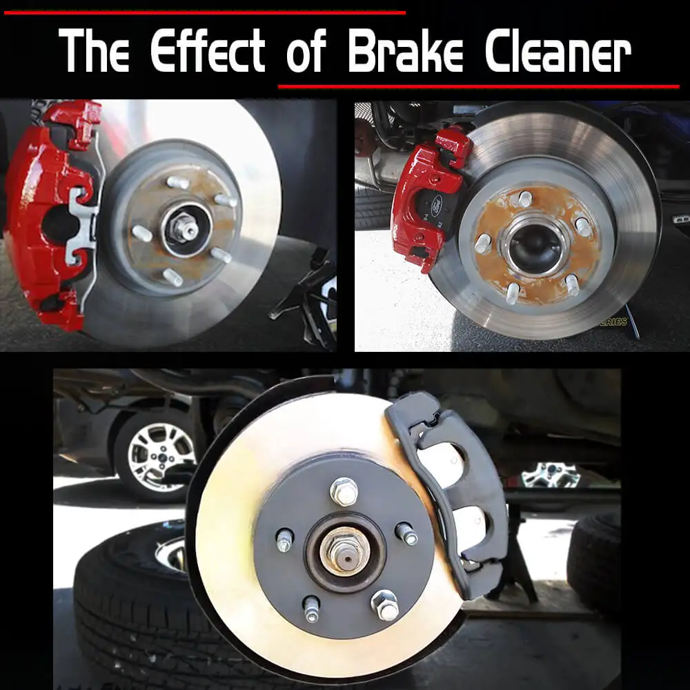 cleaning disc brake pads