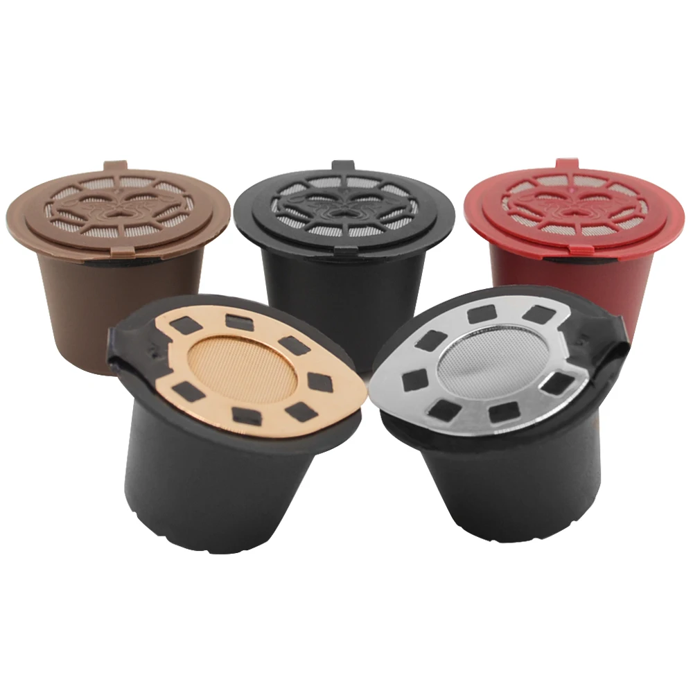 Sample available factory price empty nespresso capsule with lids