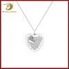 2017 Stainless Steel Butterfly Hollow Heart Aromatherapy Jewelry Essential Oil Necklace Diffuser Pendant