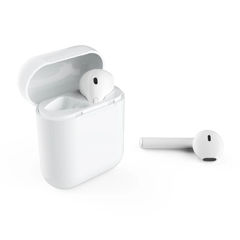 

tws i8 wireless earbuds earphone wireless headphone handfree earphone with magnetic charging, White