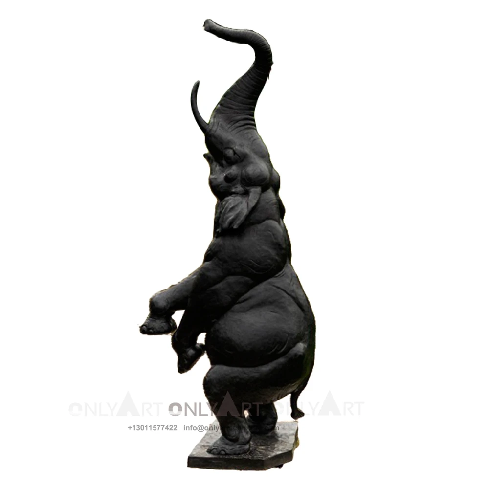 Best Quality With Good Art Animal Theme Statue Metal Elephant