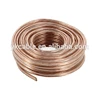 100m roll transparent 2 core low noise speaker cable for VCD, DVD, VCR