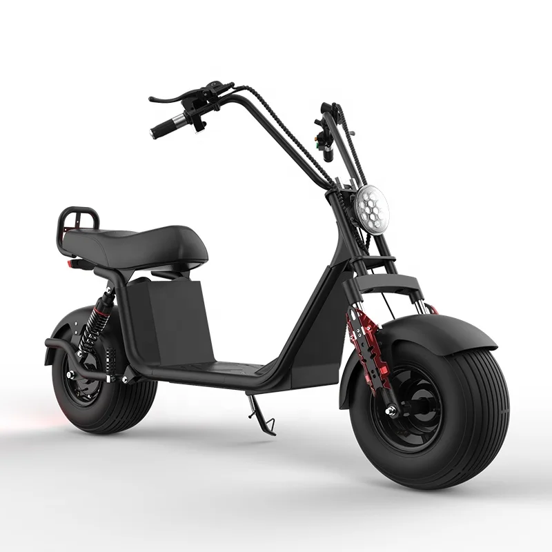 

New Design Off Road Scooter Electric Adult 2000W with Hydraulic Shock Absorption Two-wheel Scooter 60V Vacuum Tire Ce 200KG 26CM, Customizable color
