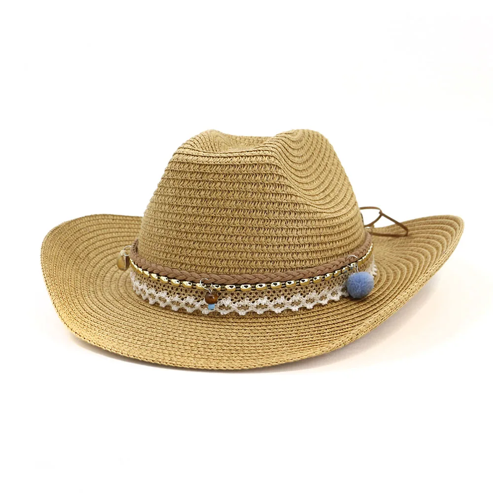 Bulk Wholesale Sombrero De Paja Playa Beach Man Summer Western Straw ...