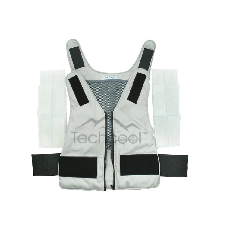 
Techcool Summer Cold Pack Gel Pad Ice Cooling Vest Without Ice Packs 