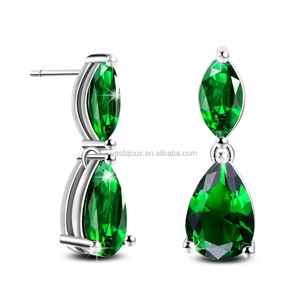 

funky zirconia earring water drop crystal earring jewelry