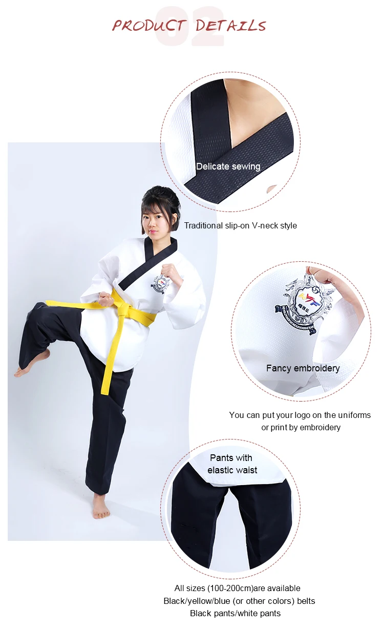 Premium Quality Custom Made Martial Arts Wear Taekwondo Uniforms Suits