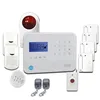 APP software home alarm system, GSM alarm system support 6 group contact phone number & wireless home security system