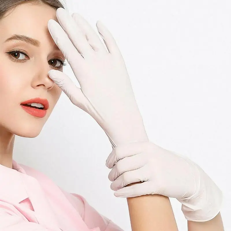 wholesale disposable nitrile exam gloves powder free blue color