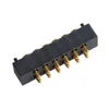 Multi-pin headers smd spring loaded locking pogo pin contacts connector