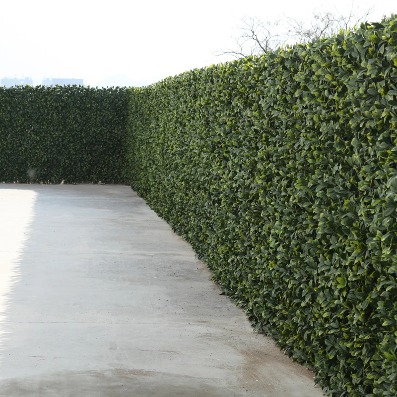 

Ecofriendly Artificial Boxwood Hedges Panels Garden Grass Fencing Synthetic Green Wall Hedge for Garden Fence Decoration