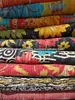 Vintage India sari throw, Kantha cotton throw