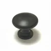 Zinc Alloy USA Amazon 1 3/16 inch Diameter Black Round Cabinet and Drawer Knobs