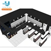 Modern Cosmetic Shop Interior Design Furniture Cosmetic Showroom Counter Design