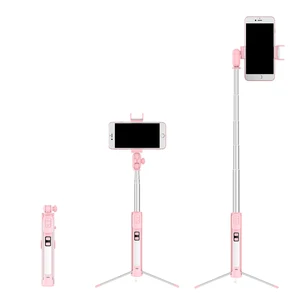 360° Fill Light Selfie Stick & Mini Tripod iPhone & Android