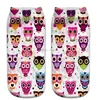 Harajuku animal expression emoji3D digital printed short socks