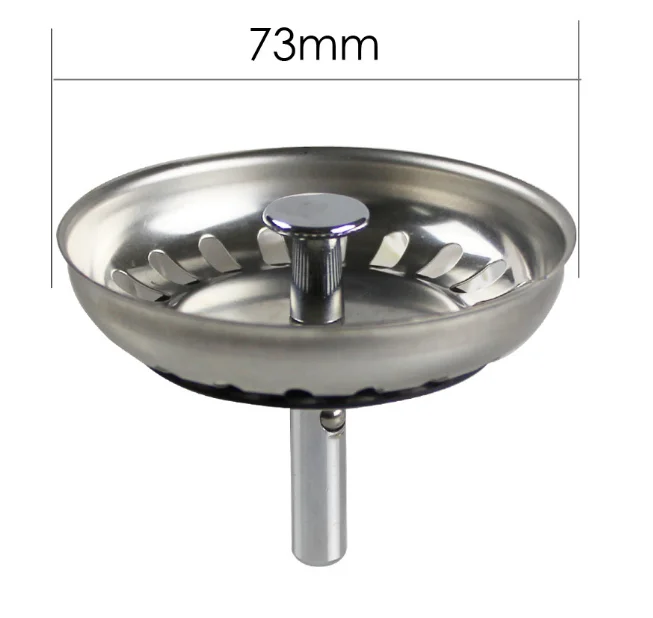 Guida brand kitchen stainless steel sink basin hole cover strainer drain