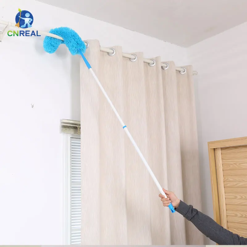 Soft And Flexible Telescopic  Towel Rug  Ceiling Fanyarn  Cleaning Spin Duster Car Microfibre Duster Cleaning